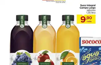 Carrefour Suco Integral Campo Largo 1.35L oferta