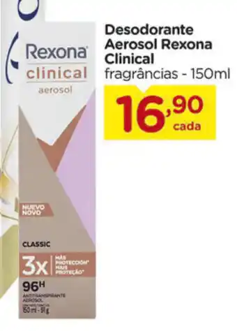 Carrefour Desodorante Aerosol Rexona Clinical 150ml oferta