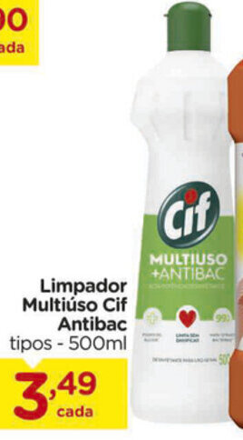 Carrefour Limpador Multiuso Cif Antibac 500ml oferta