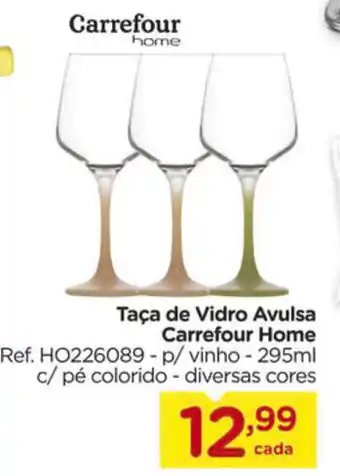 Carrefour Taca de Vidro Avulsa Carrefour Home 295ml oferta