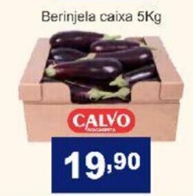 Calvo Atacadista Berinjela caixa 5kg oferta