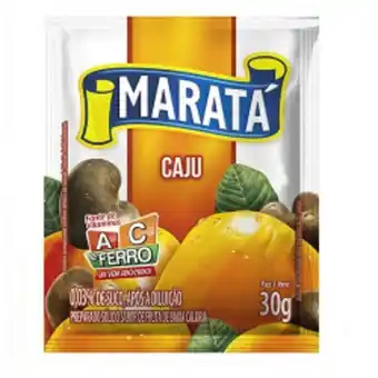 Rede Compras Suco em pó maratá 30g caju oferta