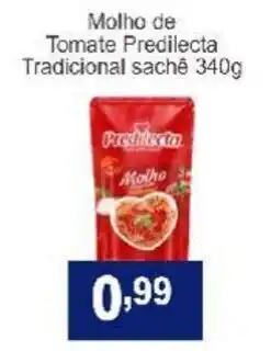 Calvo Atacadista Molho de tomate Predilecta Tradicional 340g oferta