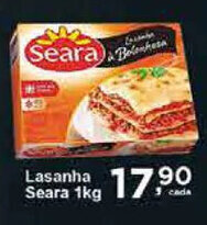 Rossi Supermercado Lasanha Seara 1kg oferta