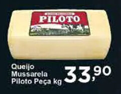 Rossi Supermercado Queijo Mussarela Piloto peca 1kg oferta
