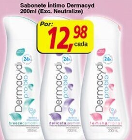 Supermercados Guanabara Sabonete Intimo Dermacyd 200ml oferta