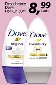 Supermercados Guanabara Desodorante Dove Roll-On 50ml oferta