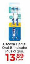 Rossi Supermercado Escova Dental Oral B Indicator Plus c/2 oferta