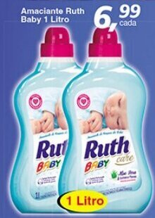 Supermercados Guanabara Amaciante Ruth Baby 1L oferta