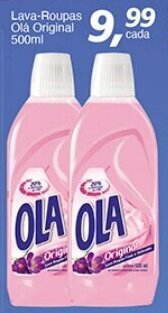 Supermercados Guanabara Lava roupas Ola Original 500ml oferta