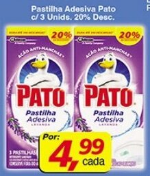 Supermercados Guanabara Pastilha Adesiva Pato c/3 unids. 20% Desc. oferta