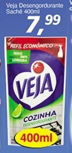 Supermercados Guanabara Veja Desengordurante Sache 400ml oferta