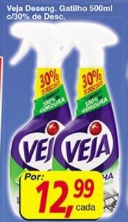 Supermercados Guanabara Veja Deseng. Gatilho 500ml c/ 30% de desc. oferta