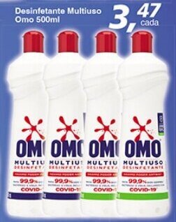 Supermercados Guanabara Desinfetante Multiuso Omo 500ml oferta