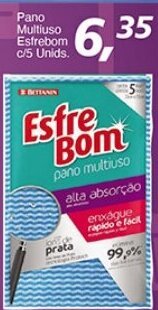 Supermercados Guanabara Pano Multiuso Esfrebom c/5 unids. oferta