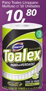 Pano Toalex Limppano Multiuso c/50 unidades