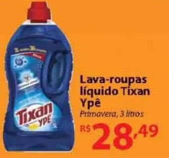 Super Bompreço Lava roupas liquido Tixan Ype 3L oferta