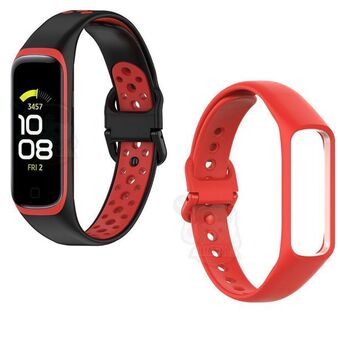 Carrefour Kit 2 pulseiras galaxy fit 2 silicone lisa + furadinha r220 oferta