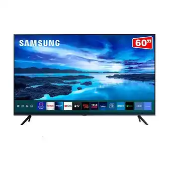 Carrefour Smart tv led 60" uhd 4k samsung 60au7700, wi-fi, 3 hdmi, 1 usb, 60hz oferta