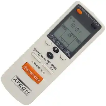 Controle remoto ar condicionado fujitsu ar-jw27 / ar-jw30