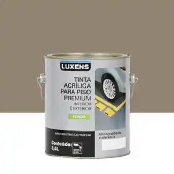 Leroy Merlin Tinta acrilica fosca para piso concreto 3,6l luxens oferta