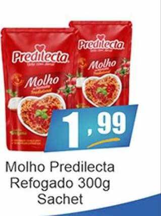 Dubom Supermercados Molho predilecta refogado sachet oferta