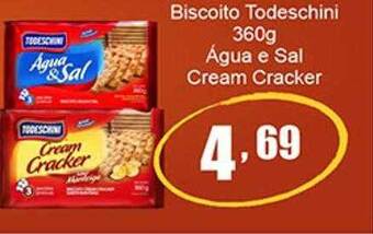 Dubom Supermercados Biscoito todeschini água e sal cream cracker oferta