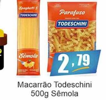 Dubom Supermercados Macarrão todeschini sêmola oferta