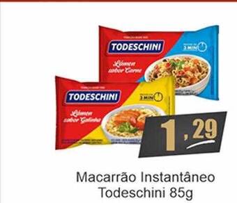 Dubom Supermercados Macarrão instantâneo todeschini oferta