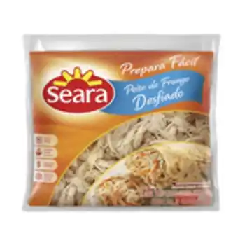 Sam's Club Peito de frango desfiado congelado prepara fácil seara pacote 1kg oferta