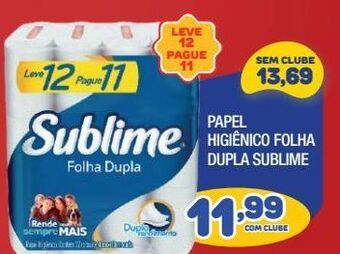Papel higiênico sublime