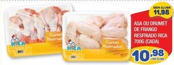 Costazul Supermercados Asa ou drumet de frango 700g oferta