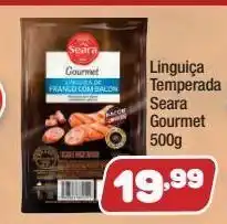Costazul Supermercados Linguiça temperada seara 500g oferta