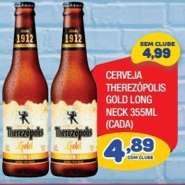 Costazul Supermercados Cerveja therezopolis gold 355ml oferta