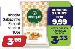 Costazul Supermercados Biscoitos piraquê 100g oferta