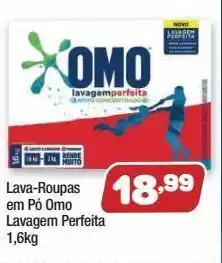 Costazul Supermercados Lava roupas em pó omo 1,6kg oferta