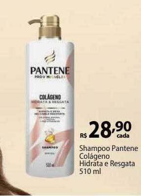 Drogarias Farmagnus Shampoo pantene colágeno hidrata e resgata oferta