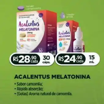 Drogarias Farmagnus Acalentus melatonina oferta