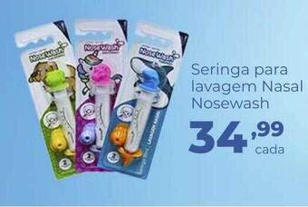 Seringa para lavagem nasal nosewash