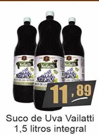 Dubom Supermercados Suco de uva vailatti integral oferta
