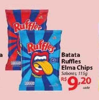 Batata ruffles elma chips