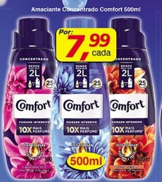 Supermercados Guanabara Amaciante Concentrado Comfort 500ml oferta