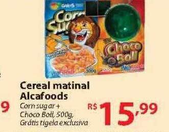 Cereal matinal alcafoods