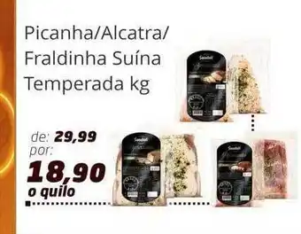 Supermercados Santa Helena Picanha-alcatra-fraldinha suína temperada kg oferta