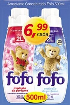 Supermercados Guanabara Amaciante Concentrado Fofo 500ml oferta