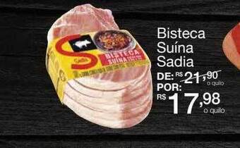 Mambo Bisteca suína sadia oferta