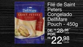 Filé de saint peters congelado dellmare pouch