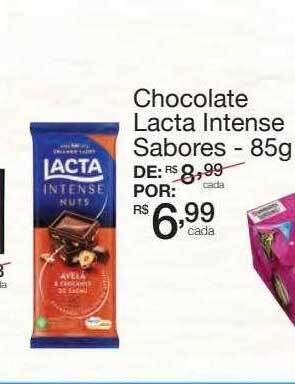 Mambo Chocolate lacta intense sabores oferta