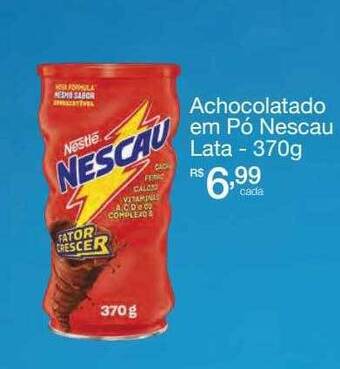 Mambo Achocolatado em pó nescau lata oferta