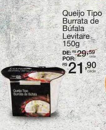 Mambo Queijo tipo burrata de búfala levitare oferta